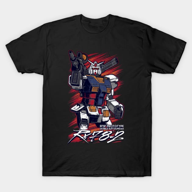 Suit RX 78 T-Shirt by hamaka